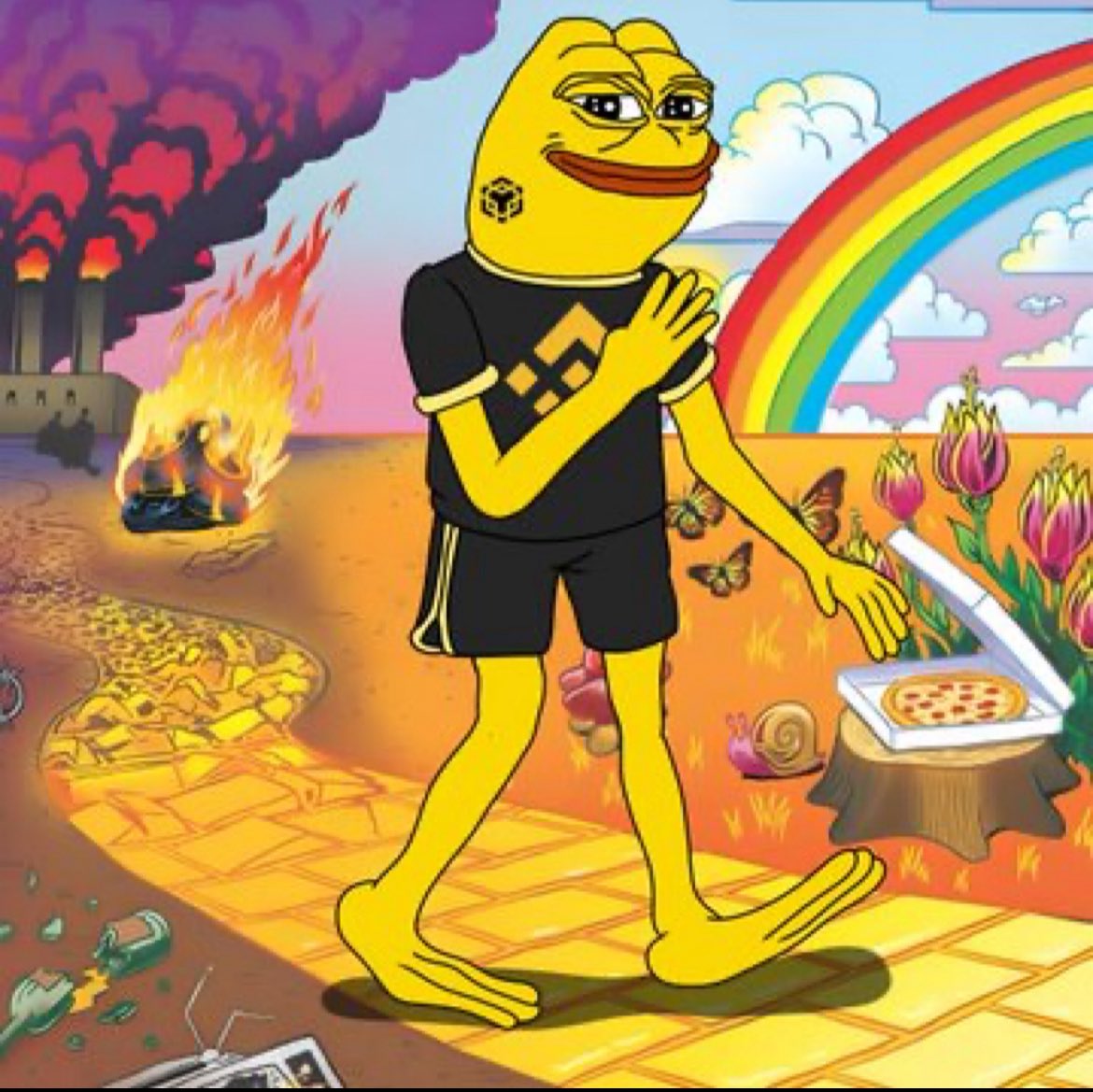 👀 $YEPE They don’t call it the Yellow Brick road for nothing 🤑