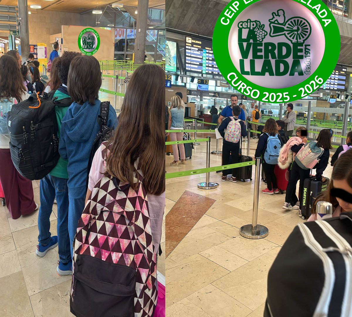 CeipVerdellada's tweet photo. Con las mochilas llena de ilusión partimos a Ciudad Real, Proyecto Red de Sostenibilidad y Ciudadanía Global. 
#ceiplaverdellada #ceiplaverdelladaTUCOLEGIO
#ceiplaverdelladaTODOSSOMOSUNO
@PresiCan @EducacionGobC 
@aytolalaguna_es @FundacionCBC https://t.co/pyFUIfbgfZ