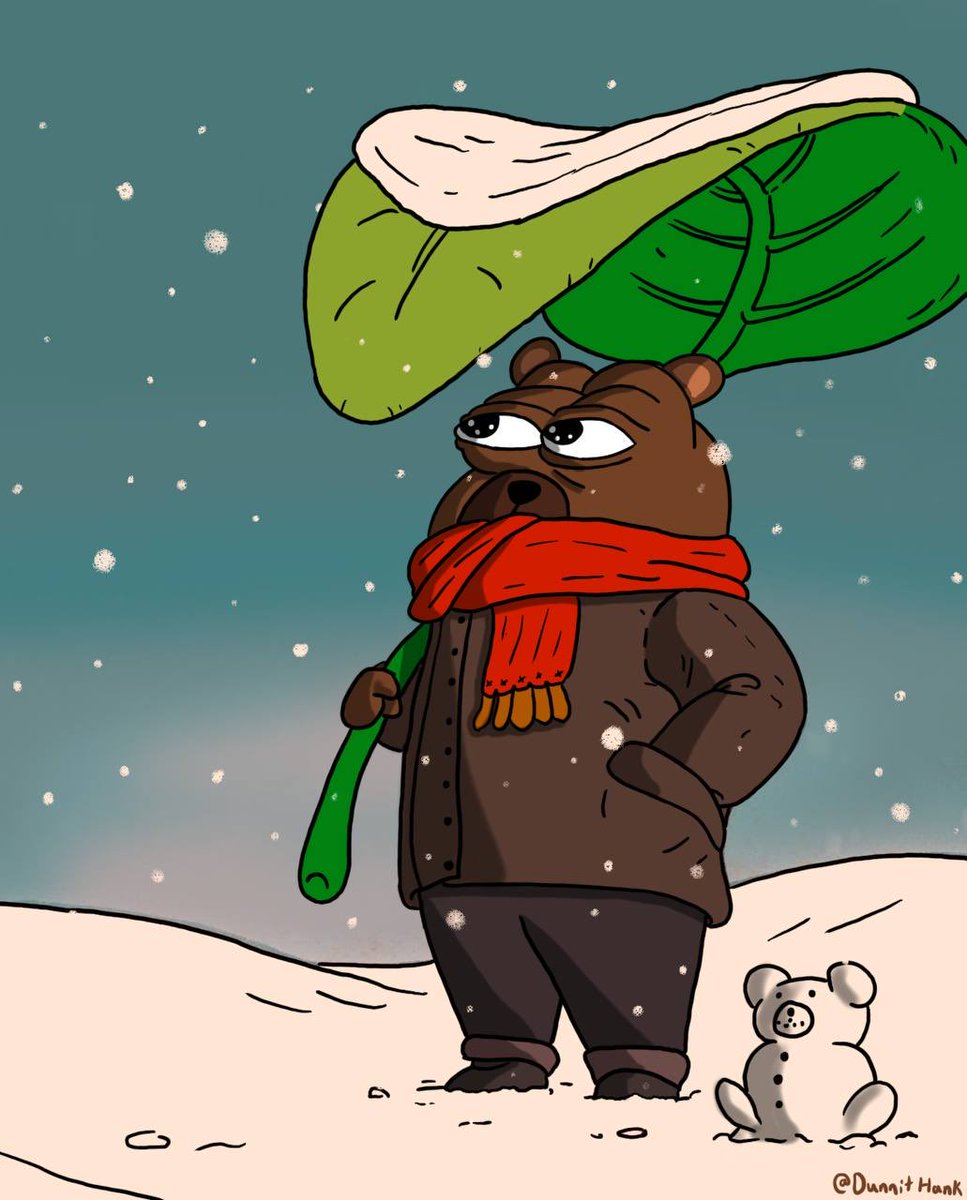 Winter is coming. 
Comfy in $BOBO. 🐻❄️