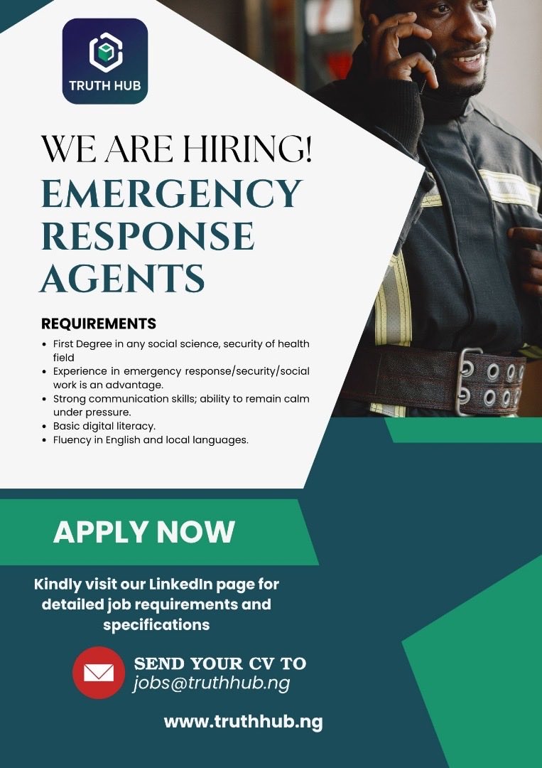 WE ARE HIRING

Truth Hub is a technology based trust and safety company building innovative solutions designed to protect, empower, and give peace of mind in everyday life. 

We are looking for qualified candidates for the stated roles. 

Visit our LinkedIn page at