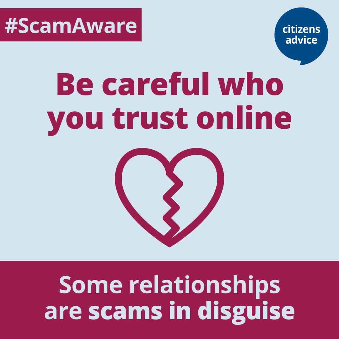 Scammers build fake relationships on dating platforms to convince you to invest.

After gaining your trust, they'll direct you to a scam company.

💔 Once you invest, they disappear with your money.

It pays to stay #ScamAware ⤵️
bit.ly/42KC1uU