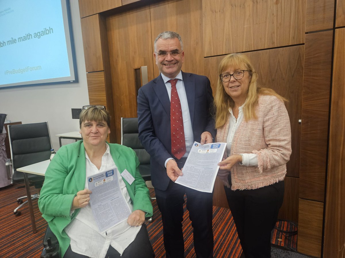Over the past few months the NDSA has been campaigning for a #DisabilityBudget with Ministers &amp; Oireachtas Members from all parties Today we hope to see the commitments made in the Programme for Government delivered for People with Disabilities #Budget2026 ndsa.ie/news-and-views…
