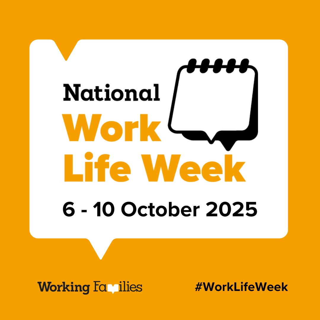 HandsOnPG's tweet image. It’s #NationalWorkLifeWeek! 

Since 2010, @workingfamUK has championed wellbeing and balance at work. 

This year’s theme #FlexForAll highlights why flexible working is essential for carers, parents and families. 

Let’s make flexibility the default: workingfamilies.org.uk/nationalworkli…