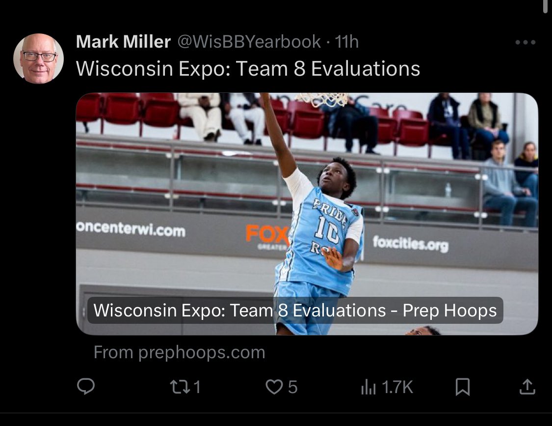 Thank you <a href="/WisBBYearbook/">Mark Miller</a> for the write up very much appreciated.