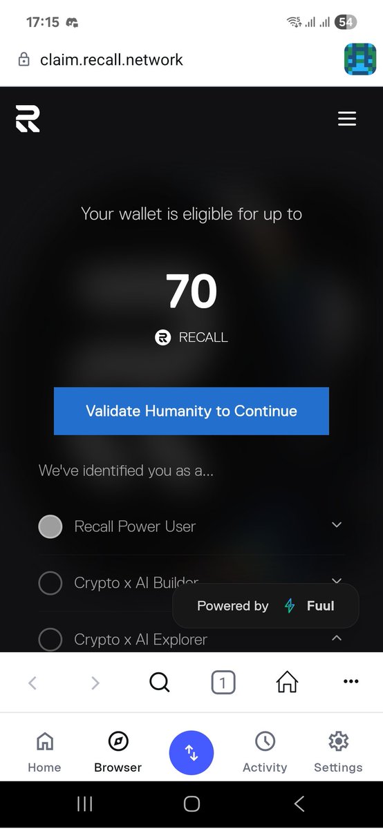 atm_crypt0's tweet image. Recall đã có link check Airdrop rồi Anh em ơi.
Nhìn chung sao Tôi thấy rất nhiều người chỉ nhận được 70 recall.
Check ngay claim.recall.network
Anh em được nhiều không?