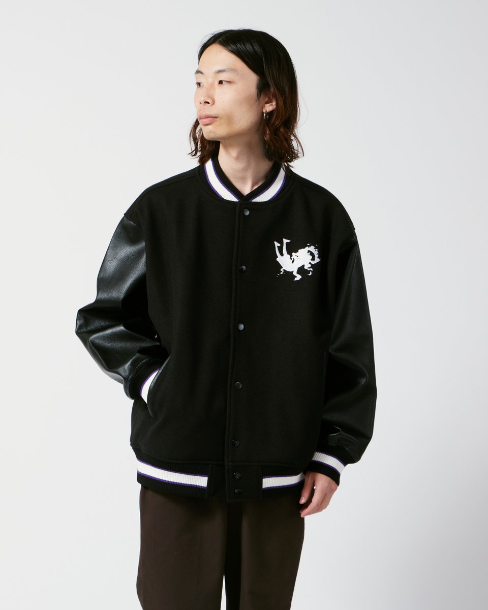KMNZ スタジアムジャケット Lサイズ MARK GONZALES / マークゴンザレス】スタジアムジャケット