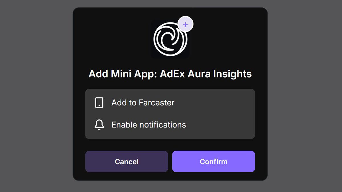 Cryptorator's tweet image. Building a mini app on Farcaster for the @AdEx_Network hackathon. If I win anything - I’m going all in on $ADX &amp;amp; $WALLET
