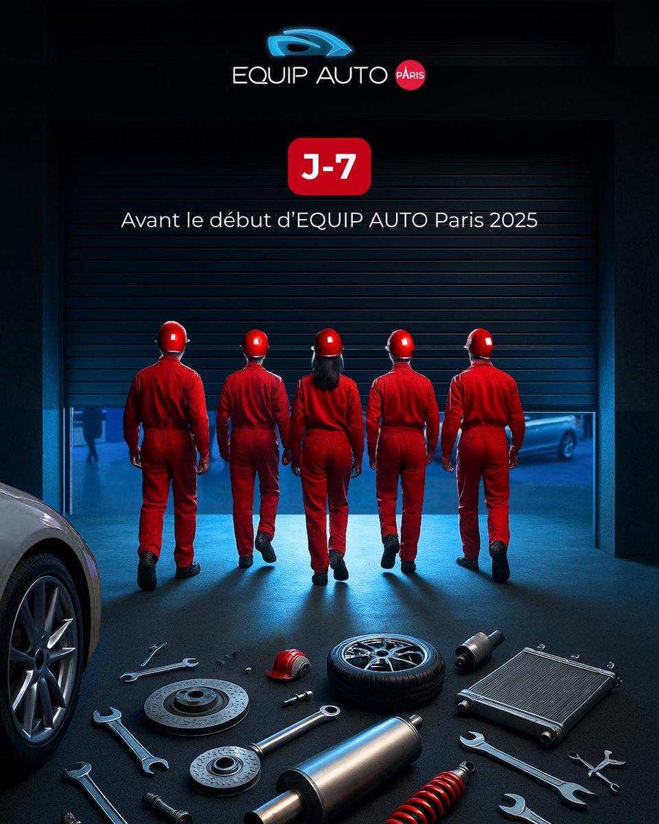 🚀 J-7 avant EQUIP AUTO Paris 2025 !
Dans une semaine, l’après-vente automobile se réunit à Paris Expo Porte de Versailles pour 5 jours d’innovations, de business et de rencontres incontournables. 🔧⚡
📍 Du 14 au 18 octobre 2025 – Paris Expo Porte de Versailles