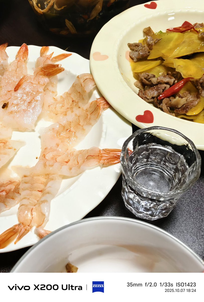 回来第一餐酒～