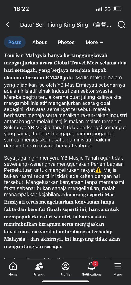 FNorudin's tweet photo. @TSDMujeebudeen Menteri sendiri mengaku tourism malaysia yg bertanggungjawab. Jgn la nk backup kalau benda salah.  Kalau bangsa lain backup saja. Yg salah ttp salah. Mana kamu dpt data org islam yg hadir xsampai 20%. https://t.co/uQYHhvC4oe