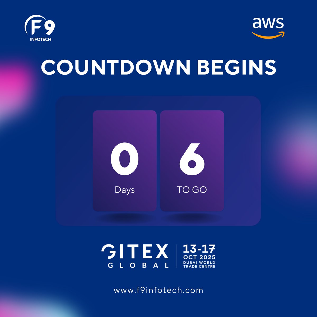 F9Infotech's tweet photo. 𝐓𝐡𝐞 𝐟𝐮𝐭𝐮𝐫𝐞 𝐢𝐬 𝐜𝐥𝐨𝐮𝐝-𝐟𝐢𝐫𝐬𝐭 𝐚𝐧𝐝 𝐬𝐞𝐜𝐮𝐫𝐢𝐭𝐲-𝐝𝐫𝐢𝐯𝐞𝐧. 🌐

With just 6 days left, discover how F9 INFOTECH helps enterprises build 𝐟𝐮𝐭𝐮𝐫𝐞-𝐫𝐞𝐚𝐝𝐲 𝐝𝐢𝐠𝐢𝐭𝐚𝐥 𝐞𝐜𝐨𝐬𝐲𝐬𝐭𝐞𝐦𝐬 powered by AWS.

📍 Gitex Global | Hall A20, Pod 20 https://t.co/TpIs7JArFM