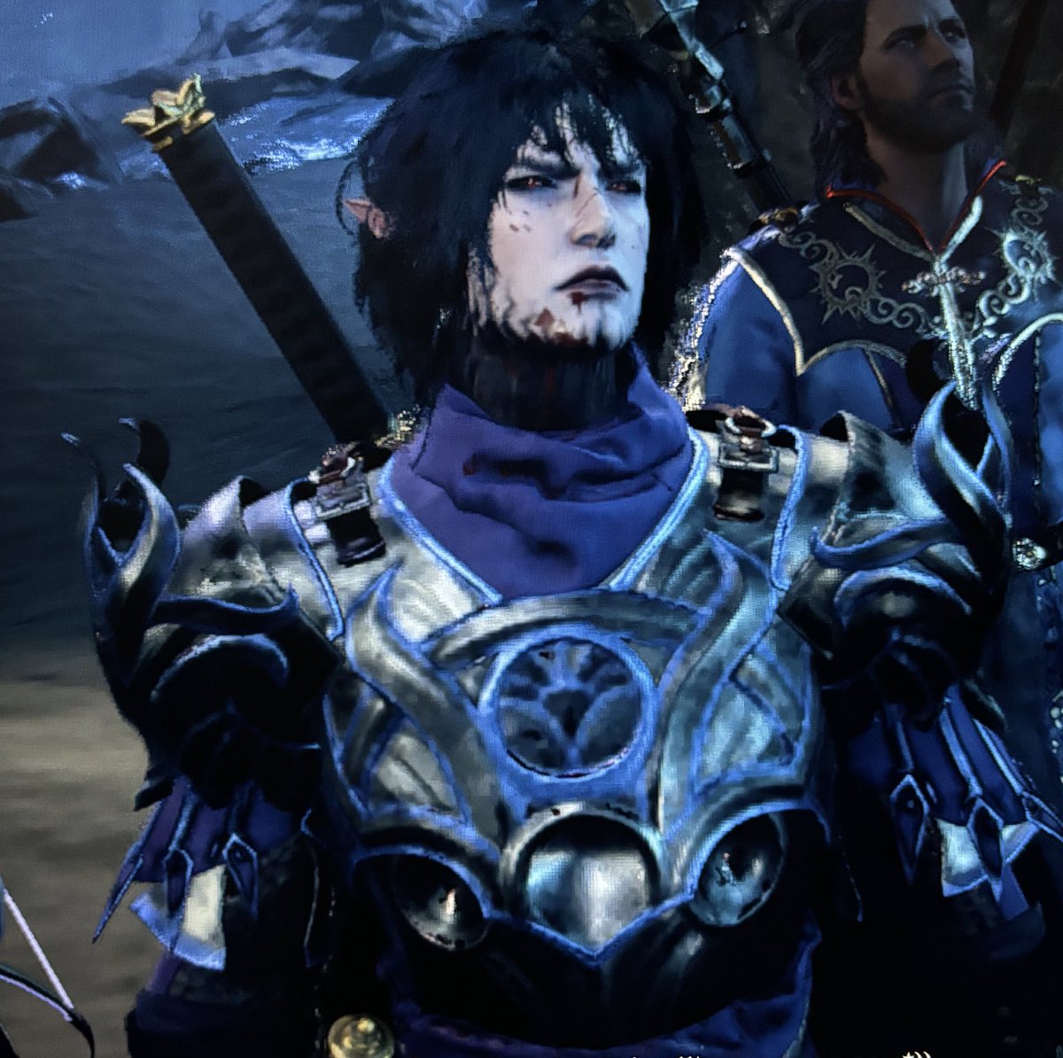 dhampirate's tweet photo. My Sharran Shadar-kai durge https://t.co/egPMPiFnUs