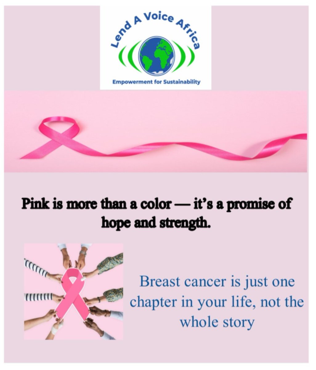 Breast cancer affects many lives. Know your body, get screened, and support those affected. Let's raise awareness together! #boldvoices #LendYourVoiceforGood
#BreastCancerAwareness #KnowYourBody