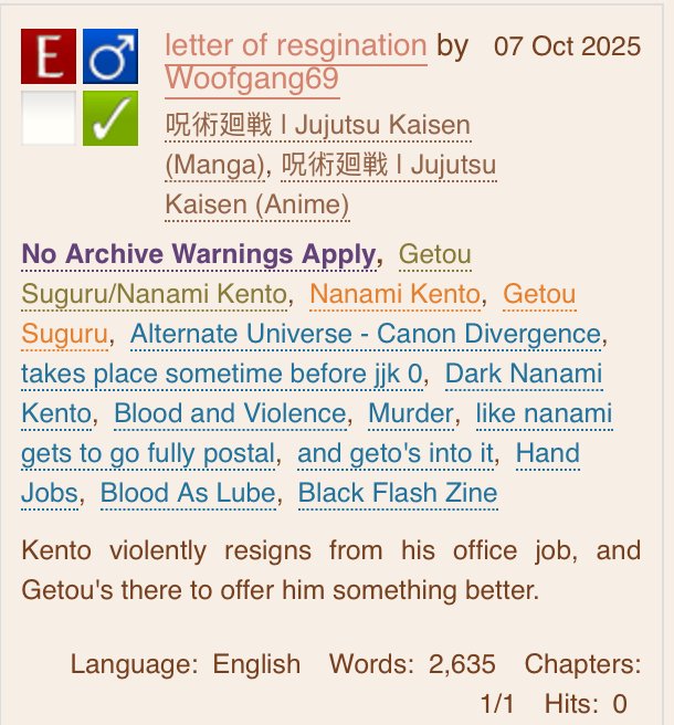 my #nanageto fic for the <a href="/BlackFlashZine/">Black Flash Zine: FREE TO DOWNLOAD</a>!! check out the link inside for incredible art from <a href="/slowbro/">genesis ⚠️ @mr-terrible.bsky.social</a> !! 
🔗: archiveofourown.org/works/71555611