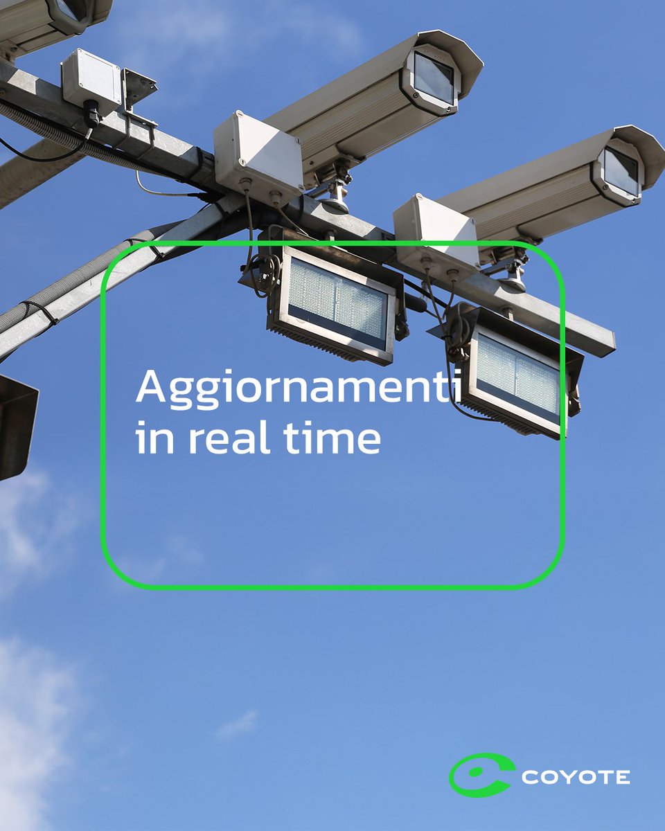 coyoteitalia's tweet image. Con COYOTE, i limiti di velocità, gli #autovelox e i #tutor vengono aggiornati in tempo reale. Così potete concentrarvi solo su una cosa: godervi il viaggio.