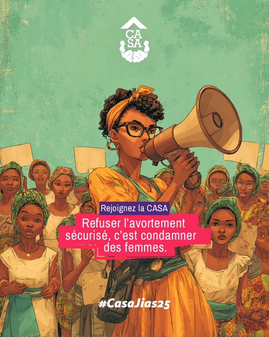 Quand les services sûrs disparaissent, les avortements à risque augmentent. Plaidons pour des lois et des services protecteurs.

#CasaJias25 #ASHumanitaire #ASencrise #28Septembre #JusticeReproductive #Billi229 #IAmBrave