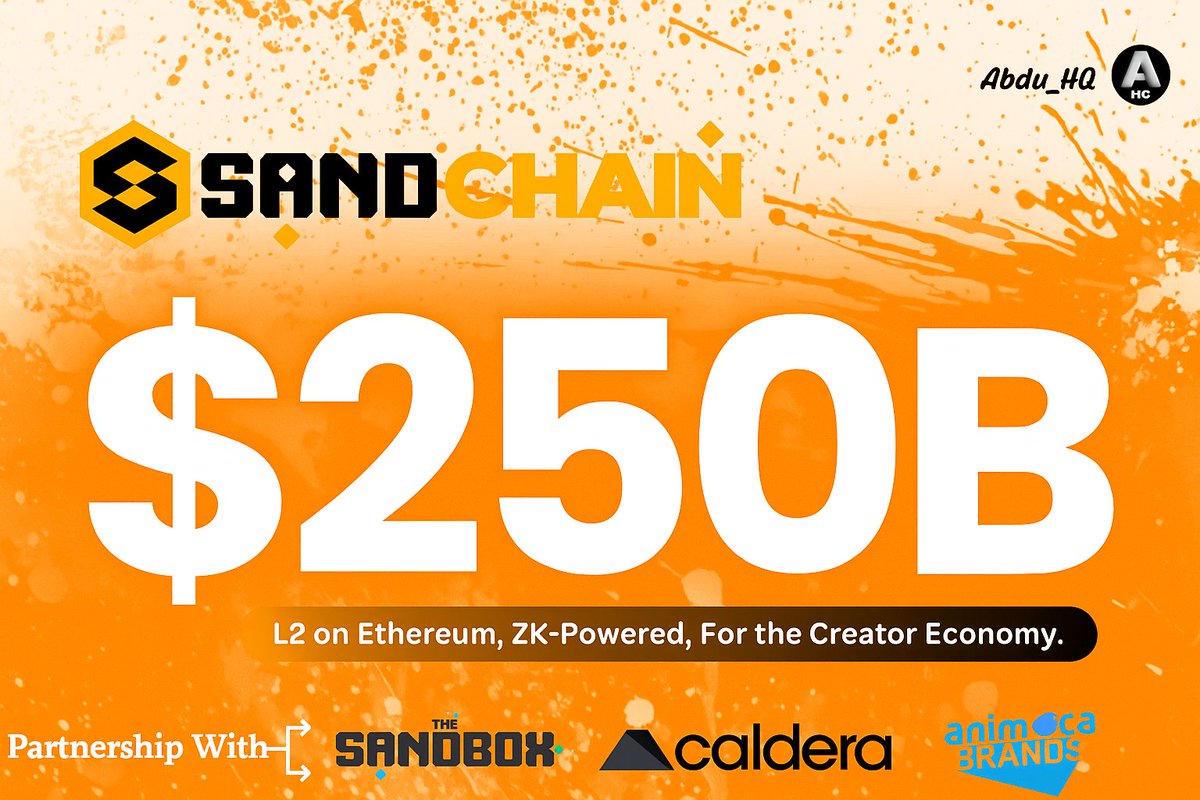 $SANDCHAIN AIRDROP — CONFIRMED [🤫] 🪂

→ Partner with <a href="/TheSandboxGame/">The Sandbox</a>
→ Potential: $26,8k - $45,3k
→ $0 Cost - EASY to FARM 

Full step by step guide 🧵 👇🏻