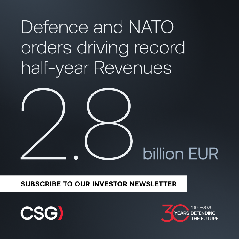 CSG_global's tweet photo. Our growth is driven by investment, efficiency, and a strong portfolio: from Morana howitzers and Tadeas armored vehicles to acquisitions of global brands such as Fiocchi Munizioni and The Kinetic Group. And this is just the beginning.