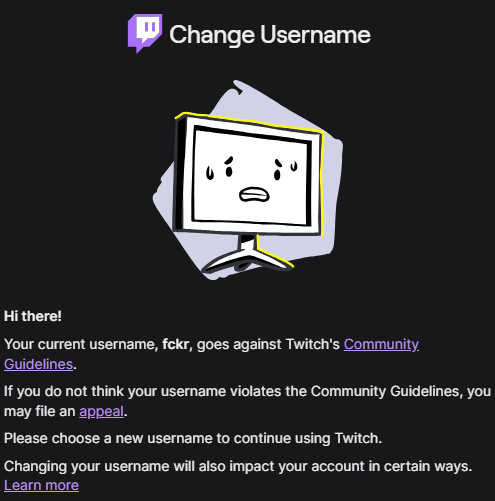 After how many years? <a href="/TwitchSupport/">Twitch Support</a>
