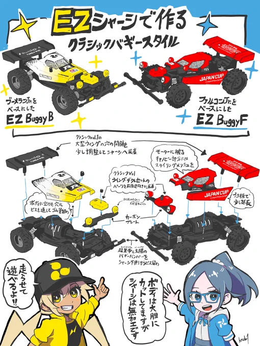 作って解説したミニ四駆イラストまとめ⚡️

・EZシャーシ
・コンデレアニマルレーシングカー
・ストッククラス用クロススピアー02
・ワイルドミニ四駆

#ミニ四駆
#ドラテル 