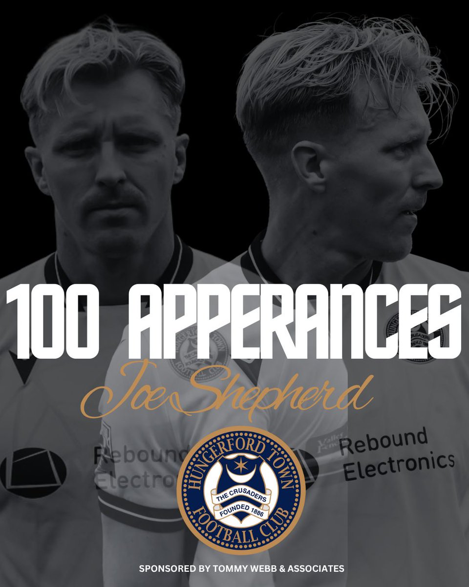 HungerfordTown's tweet image. Ton Up!

Our midfield warrior Joe Shepherd has now reached 💯 appearances for Hungerford!

👤 100 apps
⚽ 7 goals
🅰 13 assists
🏆 10 Star Player awards

❌ Best haircut in the squad?

Congratulations @JoeShep4