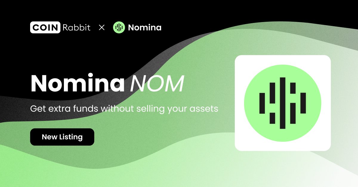 AltsAda_Ok's tweet image. Fresh listing!

$NOM is now available for crypto-backed loans on CoinRabbit. 

@Nomina (ex OMNI) gives DeFi power users the pre-built tools they need to scale advanced trading strategies across perp futures DEXs.

And now you can borrow against your $NOM and access instant…