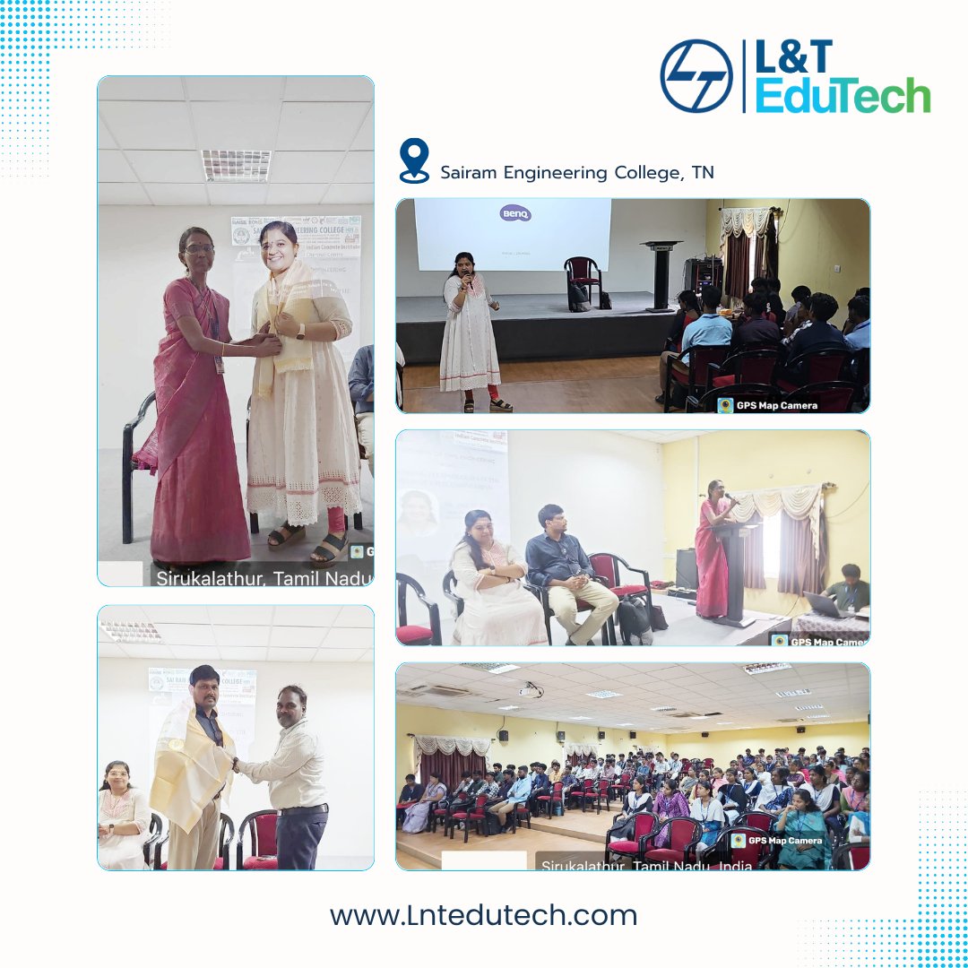 lntedutech's tweet image. L&amp;amp;T EduTech empowered Civil Engineering students with hands-on BIM training. At KIOT, Thangaperumal S led a 5-day session on Revit and Navisworks. Experts Anu M R and Muneeswaran M conducted sessions across colleges, bridging theory with real-world industry practices.
#LnTEduTech