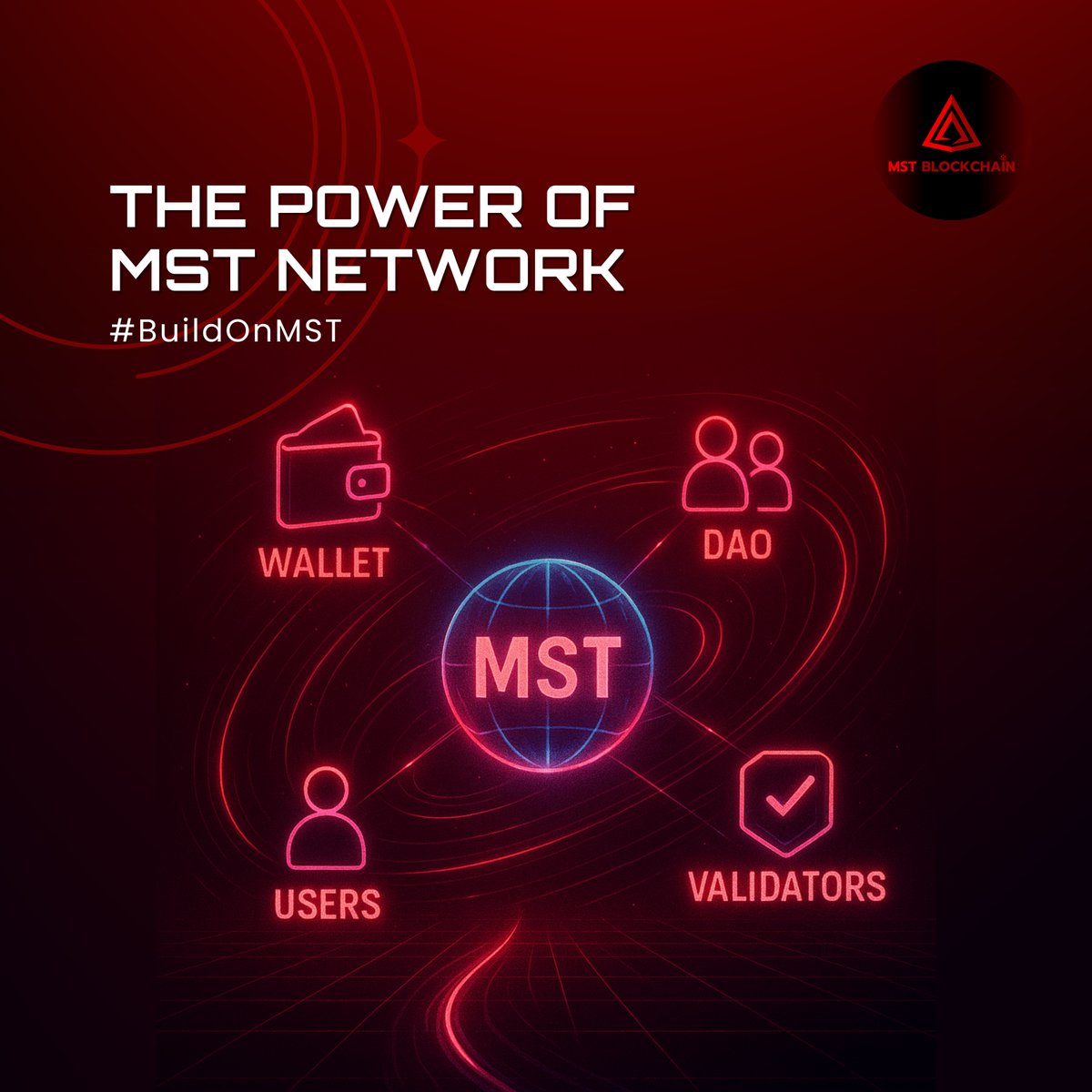 MSTBlockchain's tweet image. The Power of MST Network 🌐⚡
A revolution in motion — connecting wallets, DAOs, validators &amp;amp; users into one powerful decentralized ecosystem.

Experience the true strength of #MSTBlockchain — where technology, trust &amp;amp; transparency unite. 

🔗mstblockchain.com

#BuildonMST…