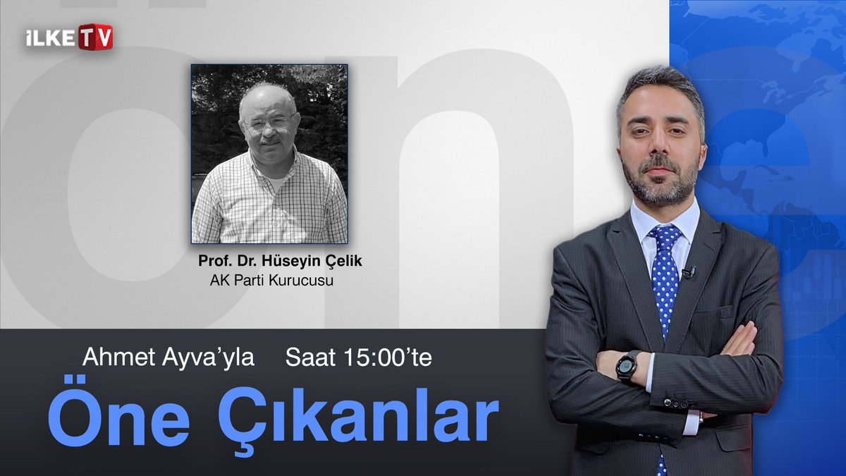 Hüseyin Çelik (@hc_huseyincelik) on Twitter photo 📺 Saat 15.00’te İlke TV’de Ahmet Ayva’yla #ÖneÇıkanlar programının konuğuyum. 📺 Saat 15.00’te İlke TV’de Ahmet Ayva’yla #ÖneÇıkanlar programının konuğuyum.
