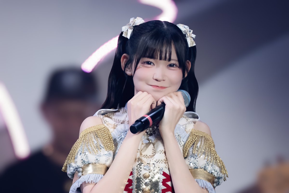 SwAl_Graph's tweet image. 2025.10.05 『Sweet Alley 6th ONEMANLIVE』
猪狩彩奈ちゃん❤️( @Ayana__SwAl )
"MC中もカメコを休ませてくれないアイドル😇"
#猪狩彩奈 #スイアレ幕張ワンマン1005