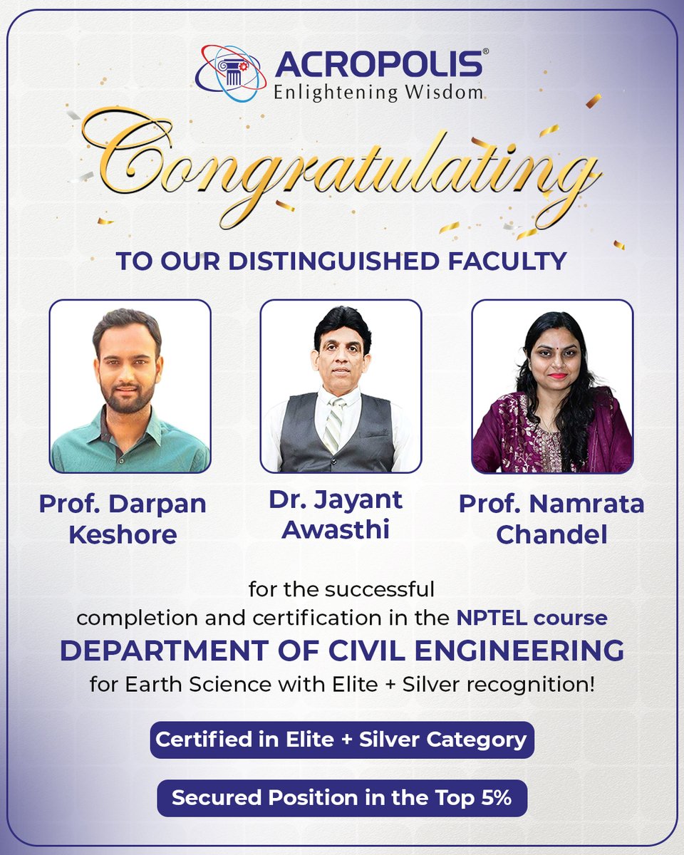 Acropolis Group of Institutions tweet media