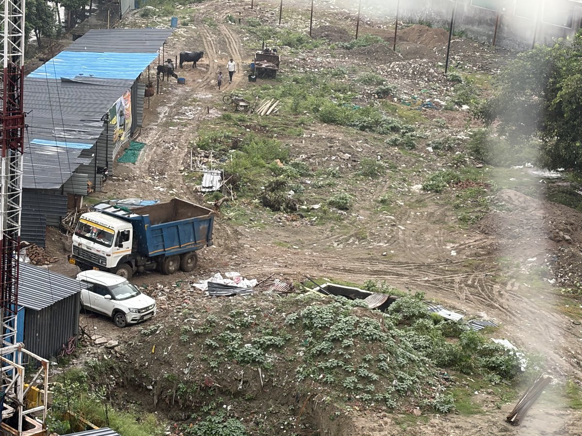 devnoida2024's tweet photo. @noida_authority It looks like illegal structures and activities in full swing in open plot in Sec 78 near sikka Kimantara greens sec 79 society . Photos attached https://t.co/JQTGr6qcc2
