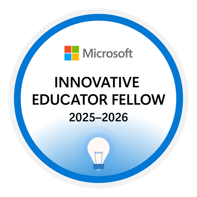 CathleenLacey's tweet photo. Happy to share that I have been re-selected as a #MIEExpert and #MIEFellow for 2025–2026!
This community keeps me grounded in people &amp; evidence first, with tech as an amplifier, not a replacement, for connection, accessibility &amp; empowerment. #MicrosoftEDU #MIEE🌍 https://t.co/vBgNpoUcc7