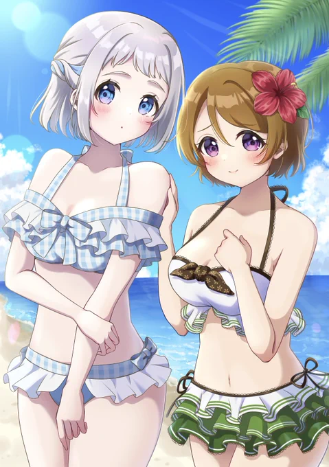 リーリヤちゃんと海! #火曜日かよちゃん #学マス