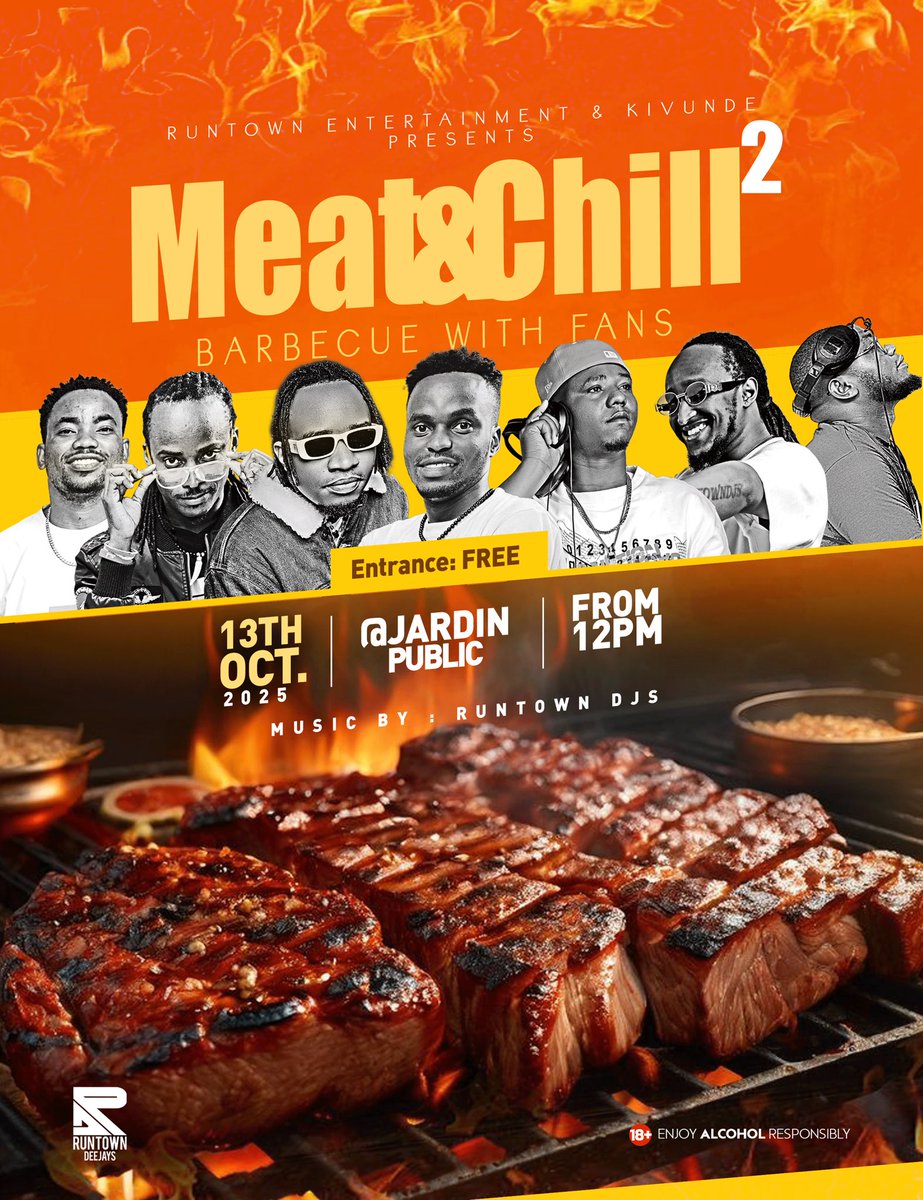 Pas de tickets. Pas de barrières. Juste vous, nous… et un barbecue pour vous dire MERCI.
📅 13 Octobre
📍 Jardin Public
🎟️ Entrée libre
#abatwip #runtowndjs #Bbq