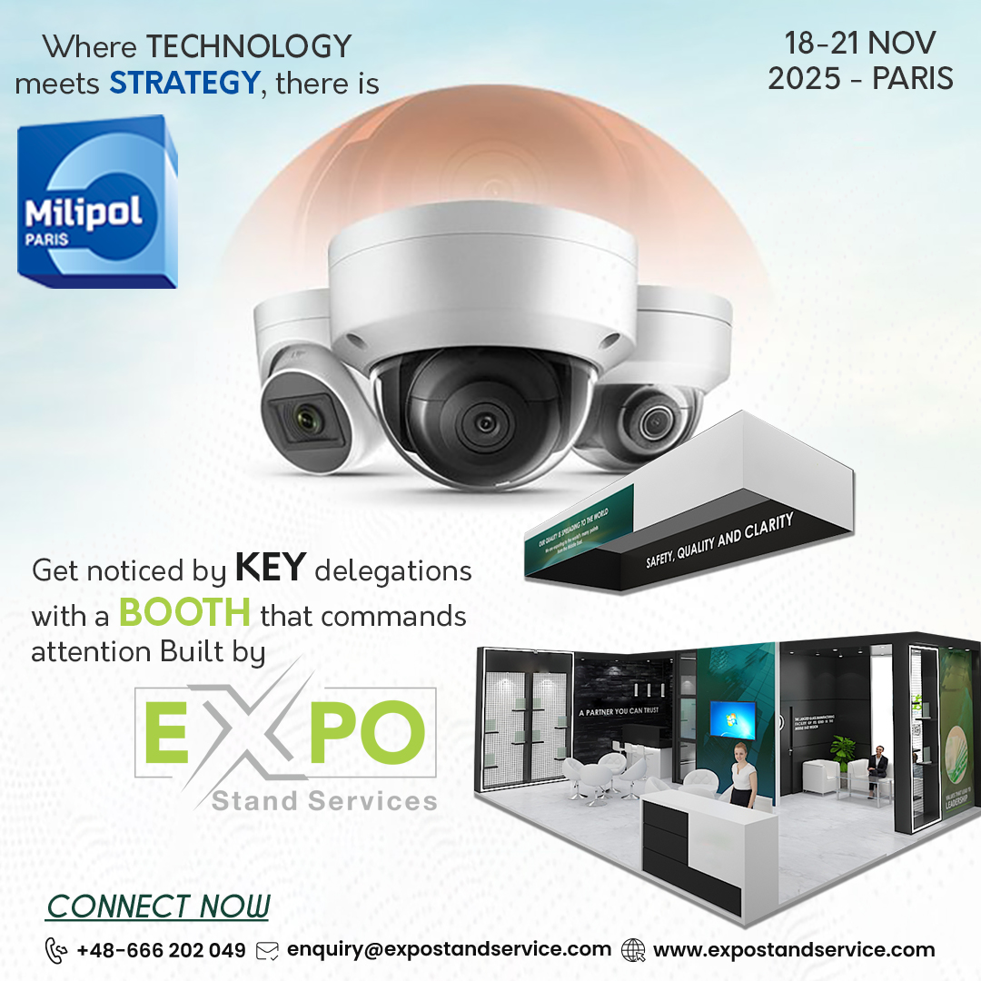 expostandservic's tweet image. 🛡️ Stand strong at Milipol! 🚨 Expo Stand Services builds secure, custom booths 💡🏗️ that showcase your innovation and strength 🔧✨ 👉 expostandservice.com/milipol-paris/

#milipol #Strategy #parisexhibition #exhibition #exhibitionbuilder #ARASAN  #exhibitiondesign #expostandservices