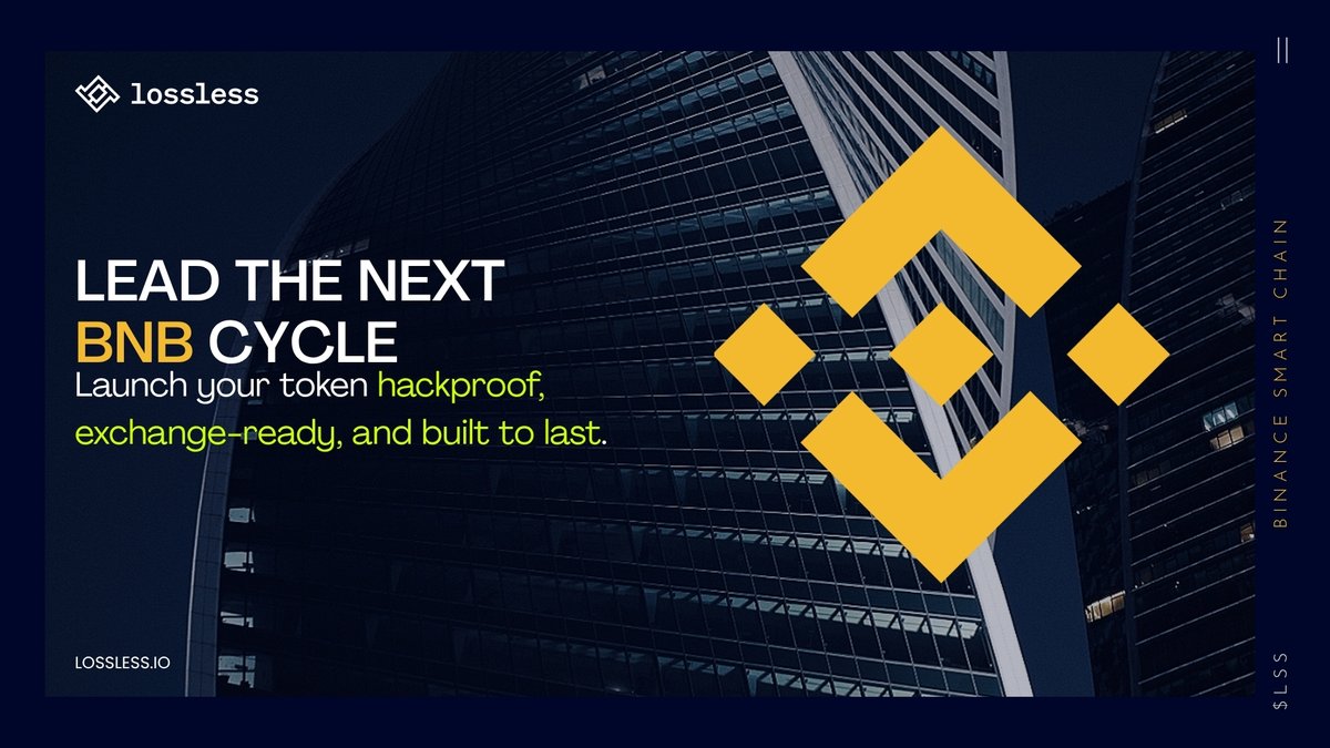 A new wave of @Binance hype is here, and with it, a flood of new token launches.

But in the rush to go live, security too often gets left behind. Minting with Lossless changes that.

Projects can launch fully exchange-ready, protected against exploits, and built on the highest