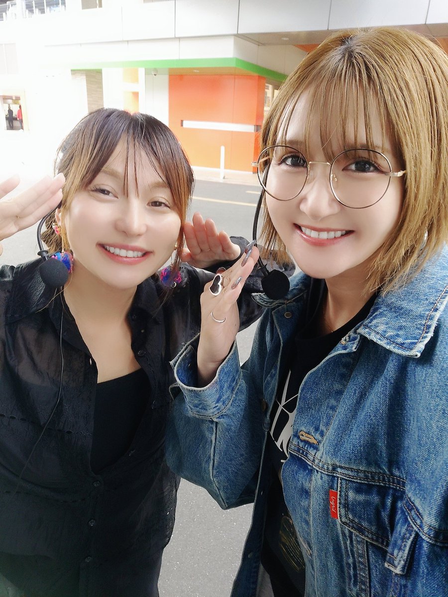 はなはなページ 今日は、るかちゃんと収録してきたよ♡ 久しぶりに会えて嬉しかった