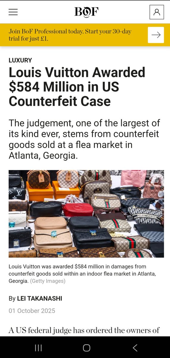 Big win for <a href="/LouisVuitton/">Louis Vuitton</a> 👀