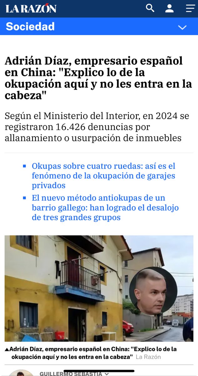 Por algún motivo inexplicable, en <a href="/larazon_es/">La Razón</a> en lugar de entrevistarme, se aprovechan de mi contenido y modifican mi cara... no sé si achinándome o deconstruyéndome en un "elle".