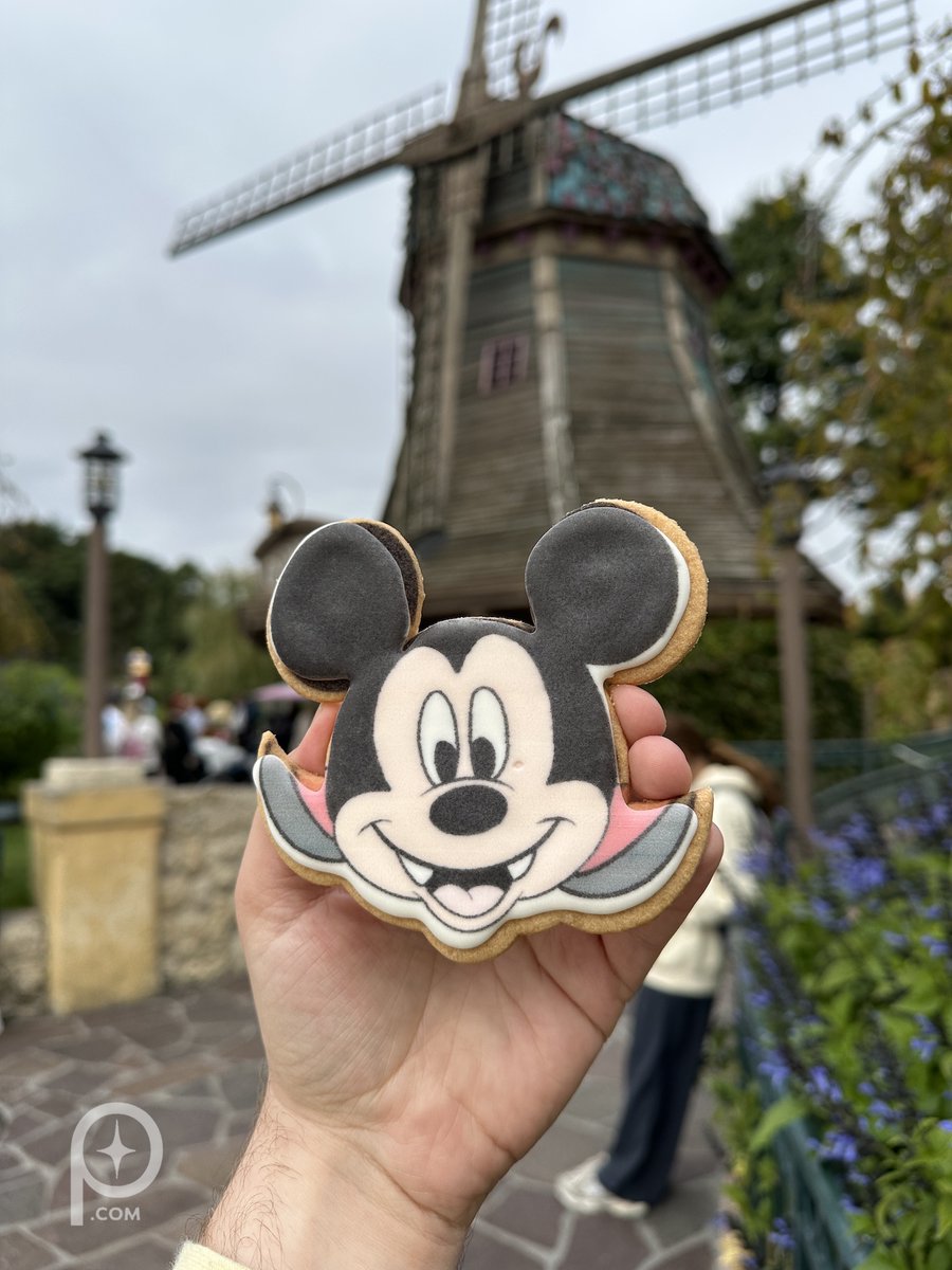 PixiedustDLP's tweet image. Mickey’s Fangtastic Cookie: Biscuit with icing (5,50€ - The Old Mill in Fantasyland) 🧛🍪#DisneylandParis #DisneyHalloween