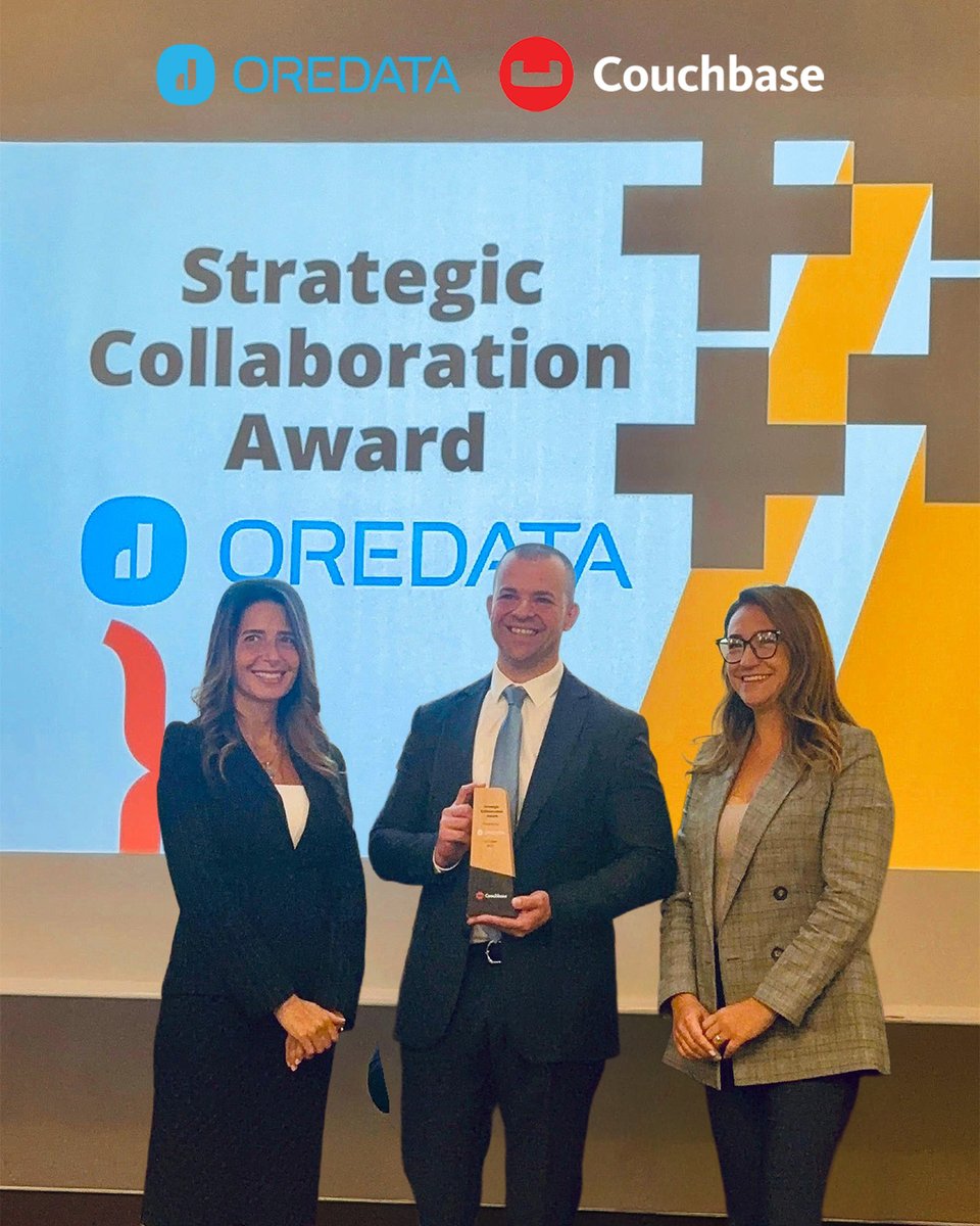 OREDATA's tweet photo. 🏆 We’re proud to be selected for the Strategic Collaboration Award at Couchbase Partner Connect 2025 in Istanbul!

#Oredata #Couchbase #PartnerConnect2025 #Innovation #DataPerformance #Scalability #AI #Analytics #Cloud #DigitalTransformation #Collaboration #TechPartnerships https://t.co/HD3KxVxT42