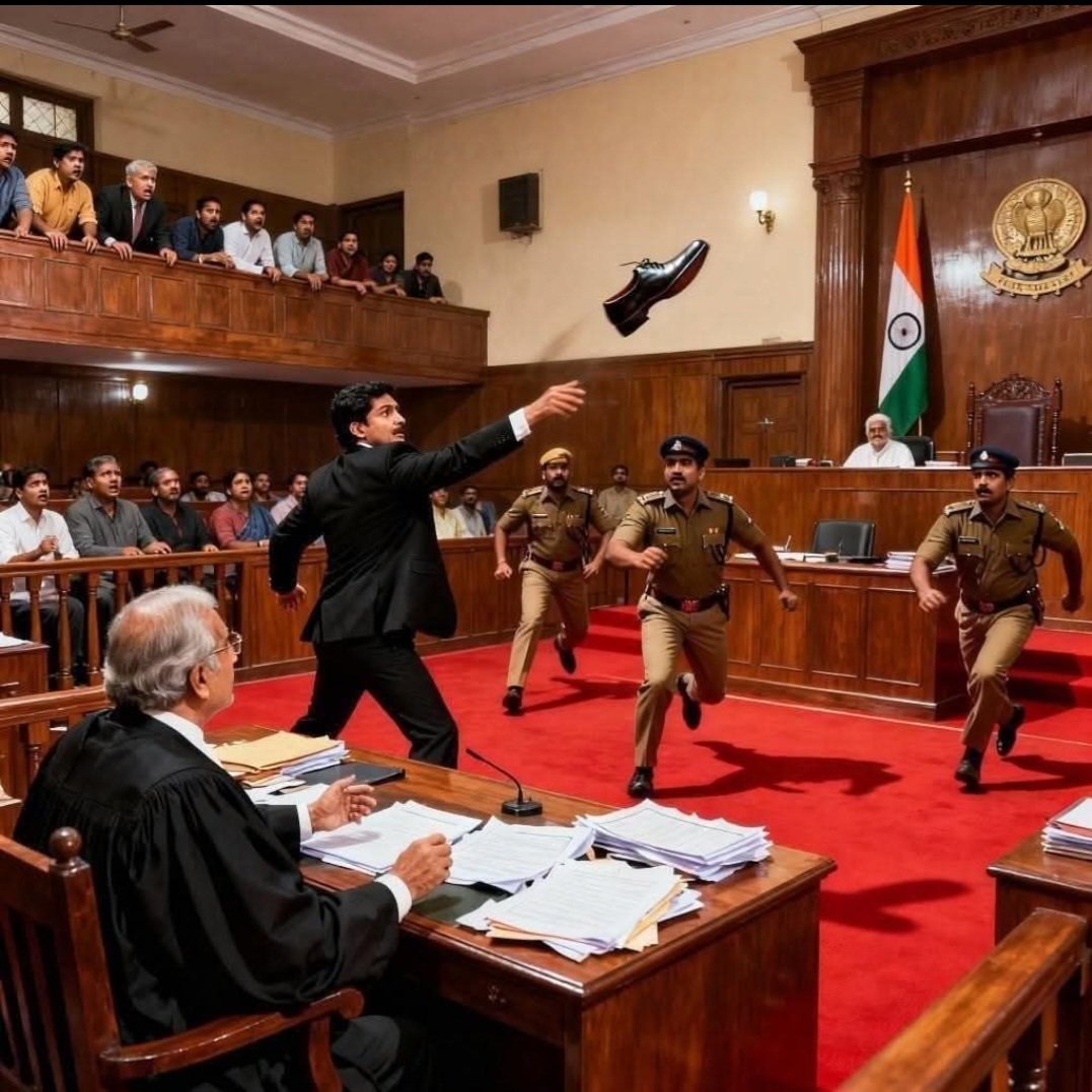 KanojiyaVice's tweet photo. भारत के मुख्य न्यायाधीश (CJI) पर न्यायालय परिसर में हुए हमले की घटना की हम कड़े शब्दों में निंदा करते हैं।

यह निंदनीय कृत्य न केवल एक व्यक्ति पर हमला है, बल्कि यह हमारे देश की न्यायपालिका की गरिमा, स्वतंत्रता और संवैधानिक मूल्यों पर सीधा हमला है। https://t.co/qtmX1aKbkC