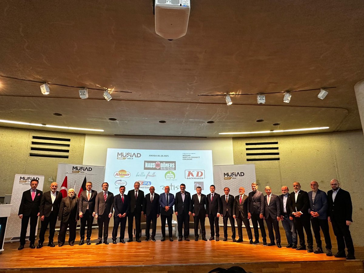 📍 Almanya | Köln

MÜSİAD 2. Dönem Başkanımız Sn. Ali Bayramoğlu ve 6. Dönem Başkanımız Sn. Abdurrahman Kaan ile birlikte, MÜSİAD Köln ev sahipliğinde düzenlenen MEET &amp; CONNECT COLOGNE programına katıldık.

Başkan Yardımcılarımız ve Yönetim Kurulu Üyelerimizle birlikte yer