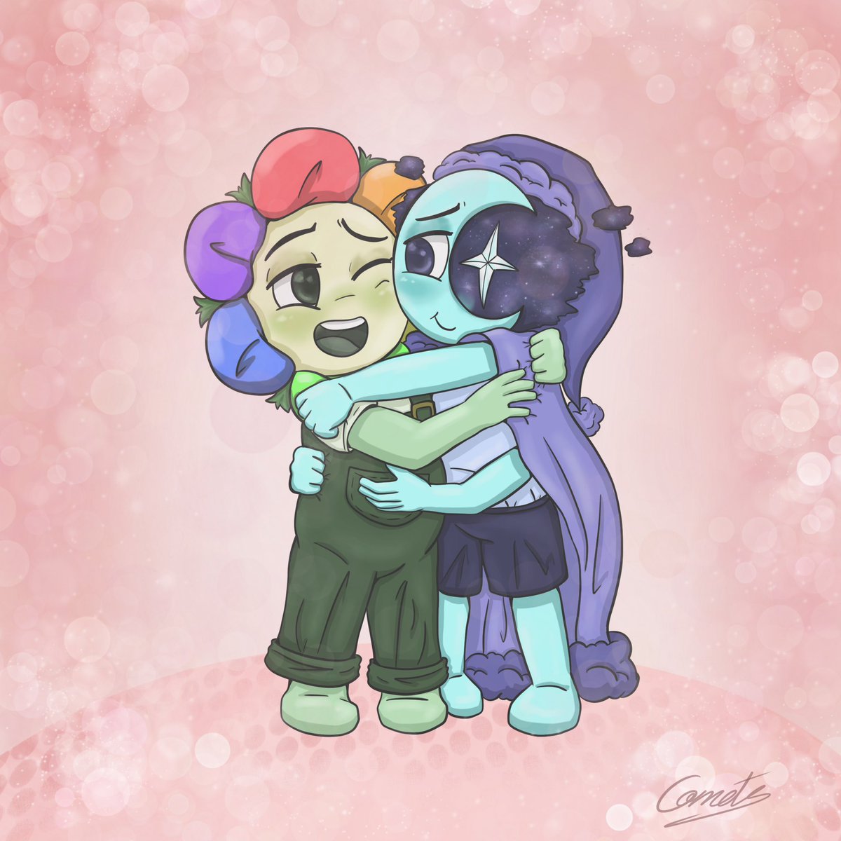 cometsarts's tweet image. While i’m working on day 2, here it is a day 1.5 of the Moonflower week! A days after the first meet! 💚🩵
@moonflowerweek #Moonflowerweek2025 #Moonflowerweek