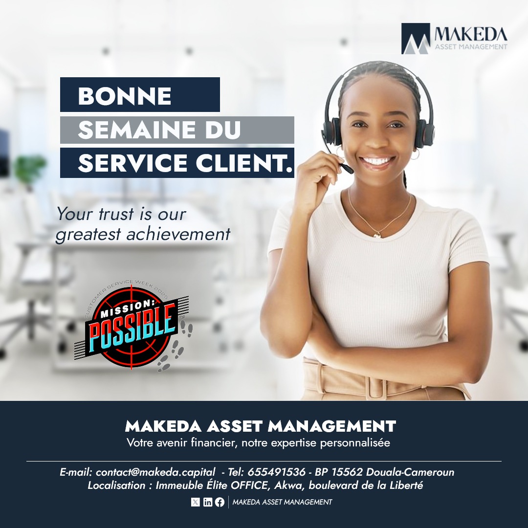 MakedaAssetMgnt's tweet image. 🍁Cette semaine, nous vous célébrons — nos clients, nos partenaires, notre équipe.
 
⚡Merci de nous inspirer à continuer de bâtir la confiance et de grandir ensemble. 

#SemaineDuServiceClient