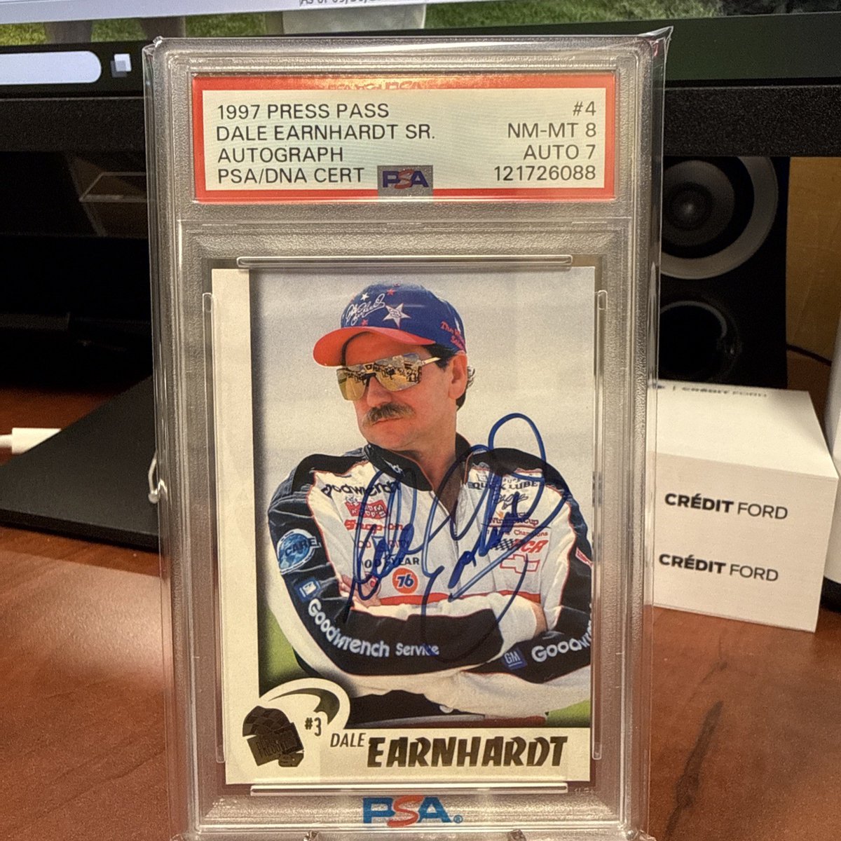 TeamSportsCards's tweet image. ⏰ DALE EARNHARDT SR 1997 PRESS PASS CERTIFIED Psa 8 SIGNATURE AUTO CARD / 525
ebay.com/itm/2571330584…
#Ad #eBay #Auction #TheHobby #WhoDoYouCollect