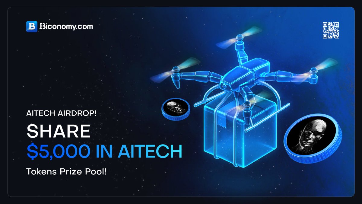 BiconomyCom's tweet image. 🚀 Share $5000 in $AITECH Airdrop, Enjoy Welfare from #SolidusAiTech! 🚀

To thank all Biconomy.com global users for your long-term support and celebrate the listing of @AITECHio, we are giving away $5,000 $AITECH to share with #airdrop participants!💎

📅Activity…