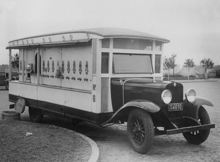 #Curiosidades Bar automático rodante en Buenos Aires en 1930