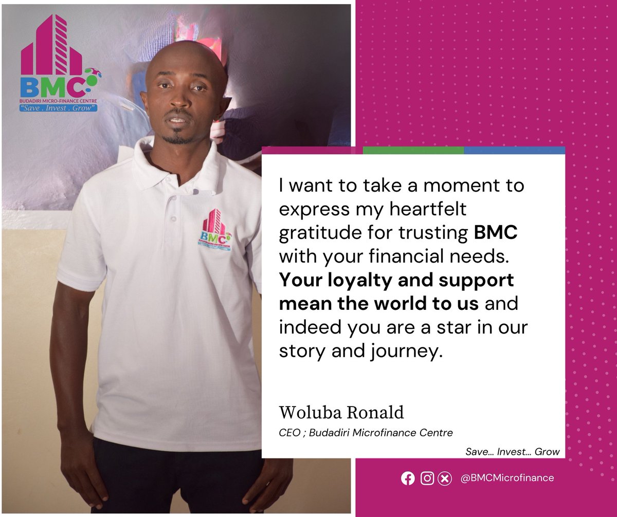 I want to take a moment to express my heartfelt gratitude for trusting BMC with your financial needs. Your loyalty and support mean the world to us and indeed you are a star in our story and journey.
CEO - <a href="/wwronnie/">Rhonnie</a>